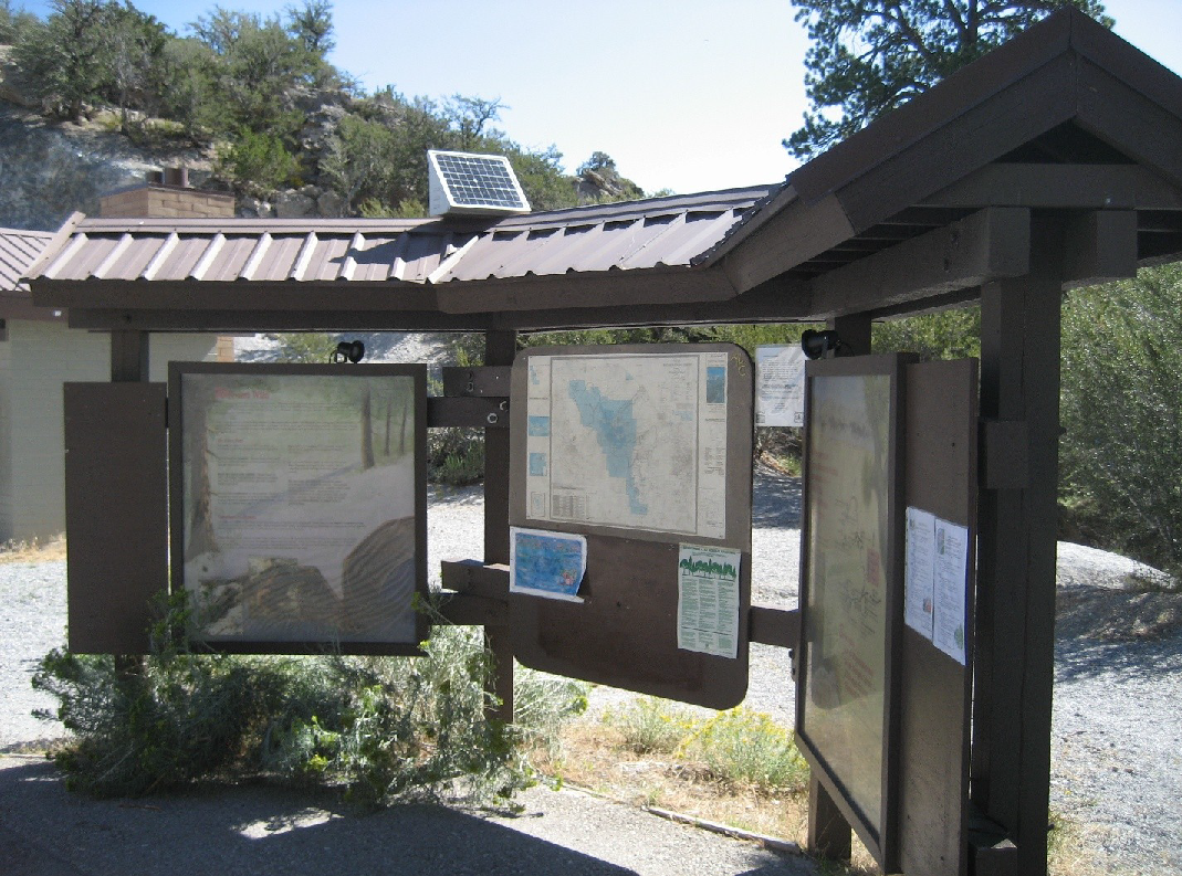 Solar Power Pony Campground Trail Marker